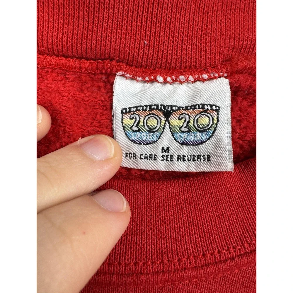Vintage 90's UNLV Rebels Sweatshirt Mens Medium Red NCAA Pullover Crewneck